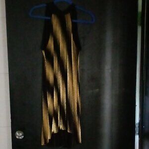 Kiki flowing loose slinky sleeveless Halter Neck dress